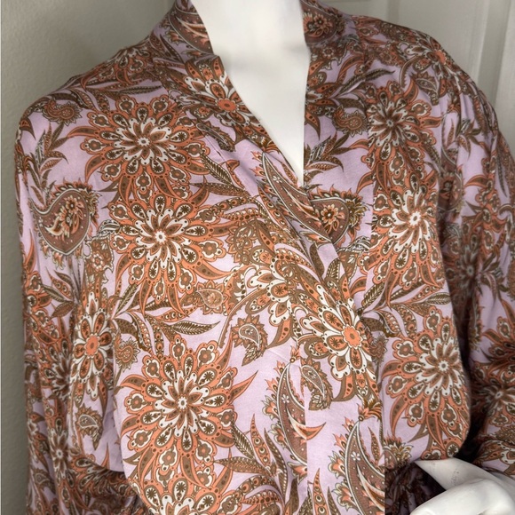 Rue de Seine Floral Kimono Robe One Size.  #227 - Picture 12 of 17